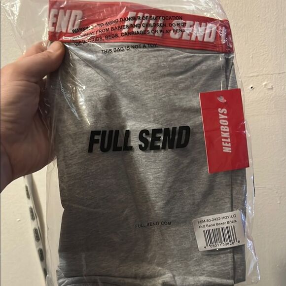 Full Send Other - Full Send Boxer Briefs in Gray